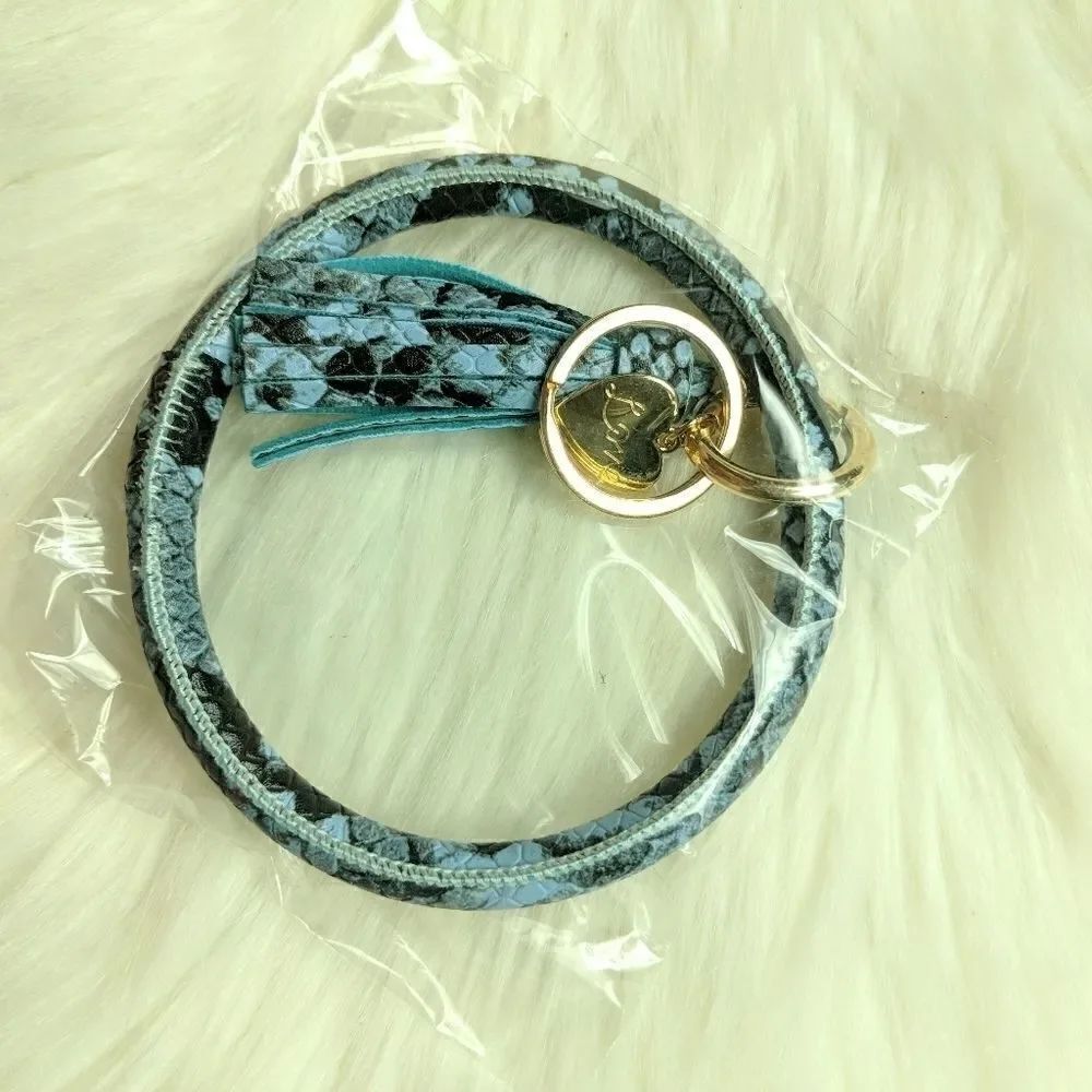 Wristlet bangle keychain bracelet tassel k…
